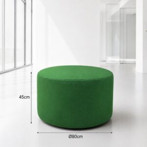 Hocker kvadrat Divina Groen 80cm